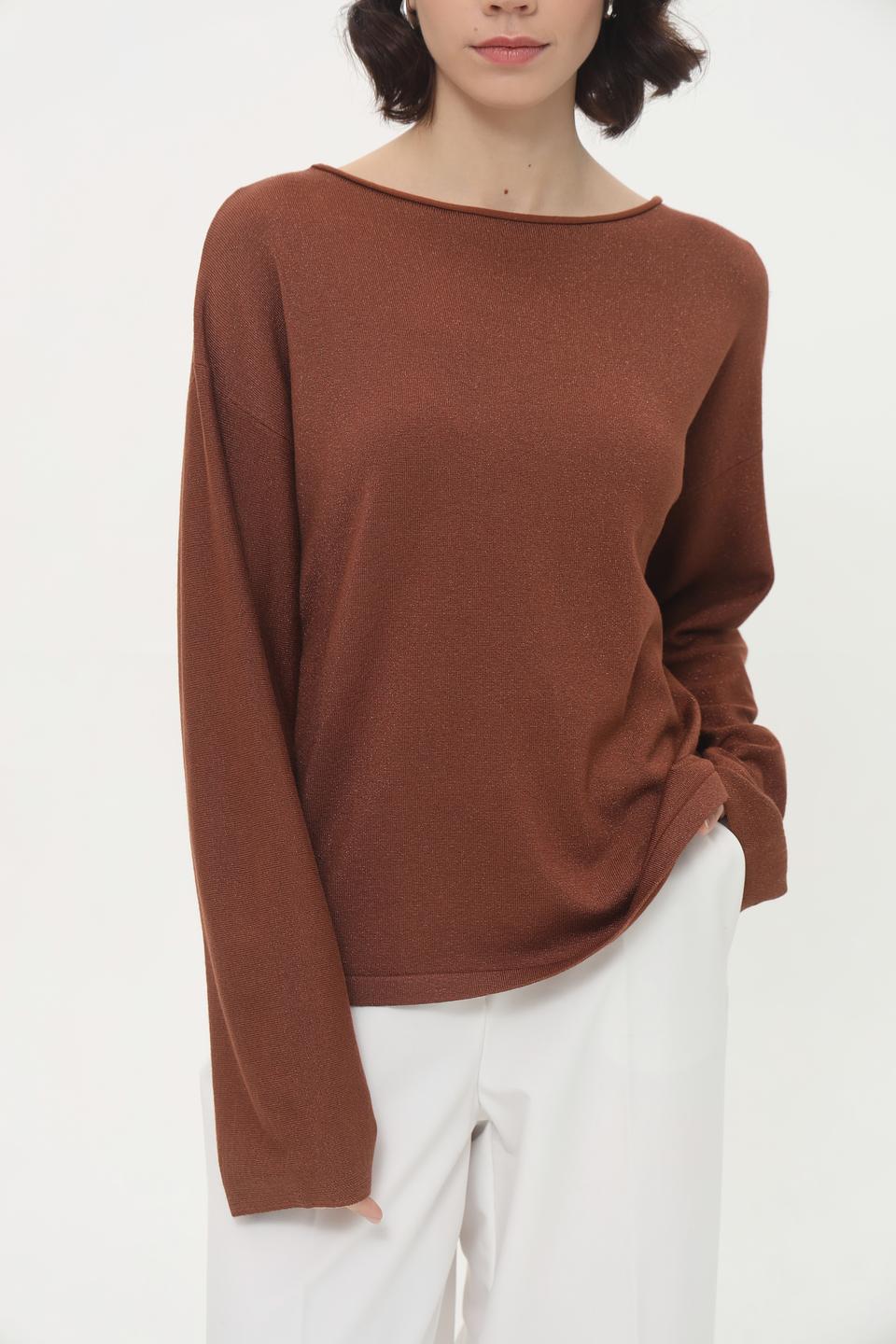 Пуловер Broadway терракотовый
