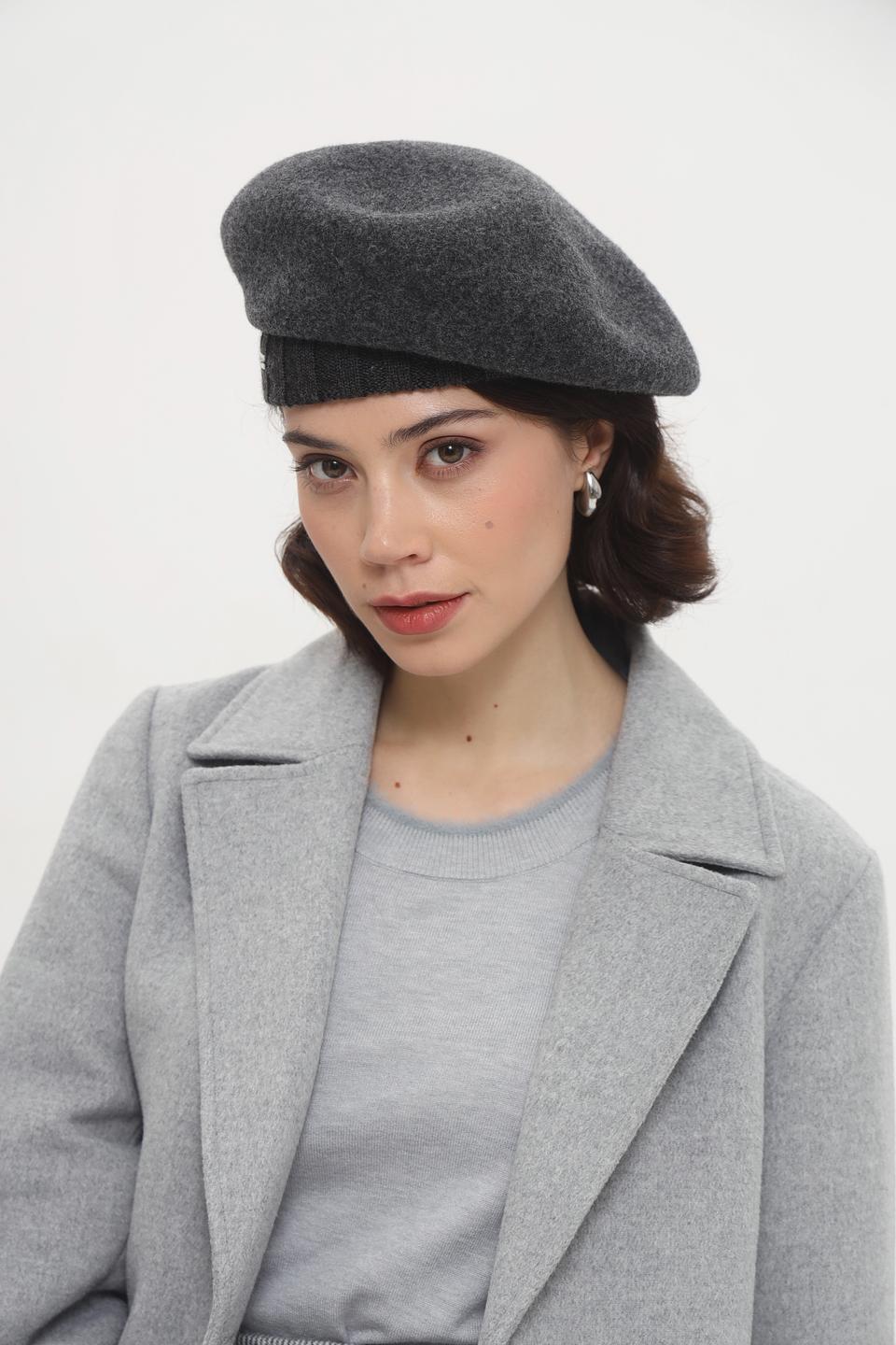 Берет Seeberger серый