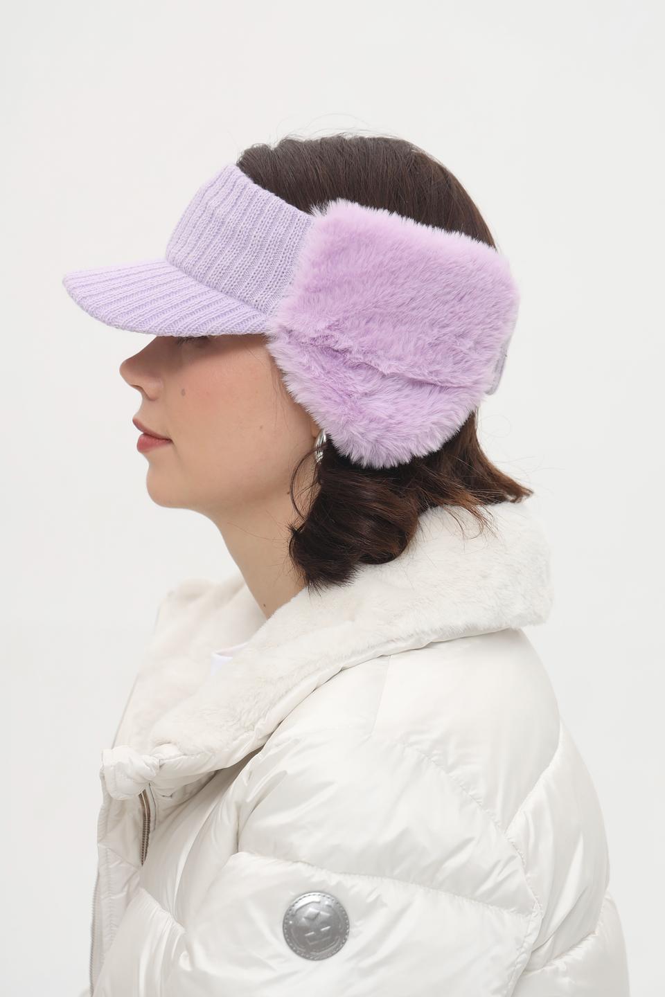 Повязка Seeberger с мехом лавандовая