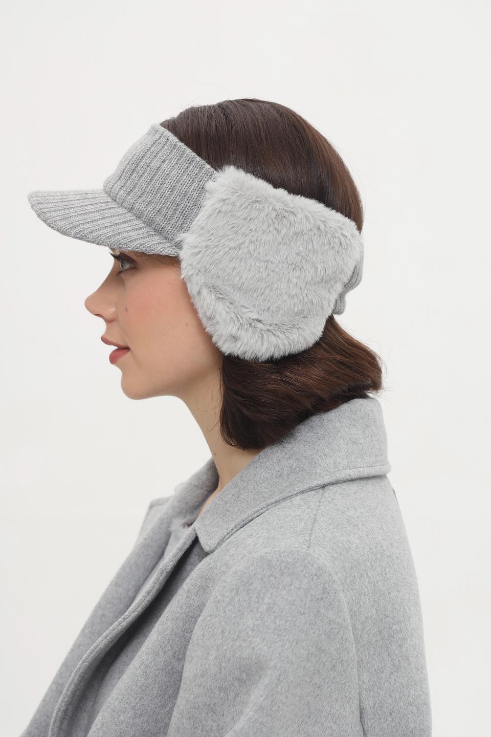 Повязка Seeberger серая с мехом