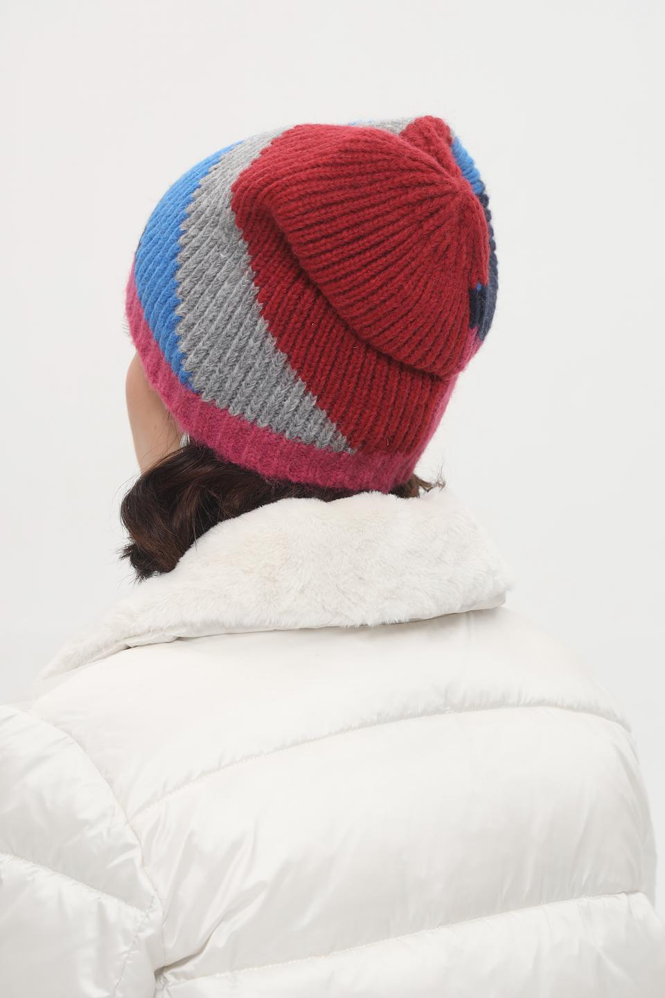 Шапка Seeberger разноцветная