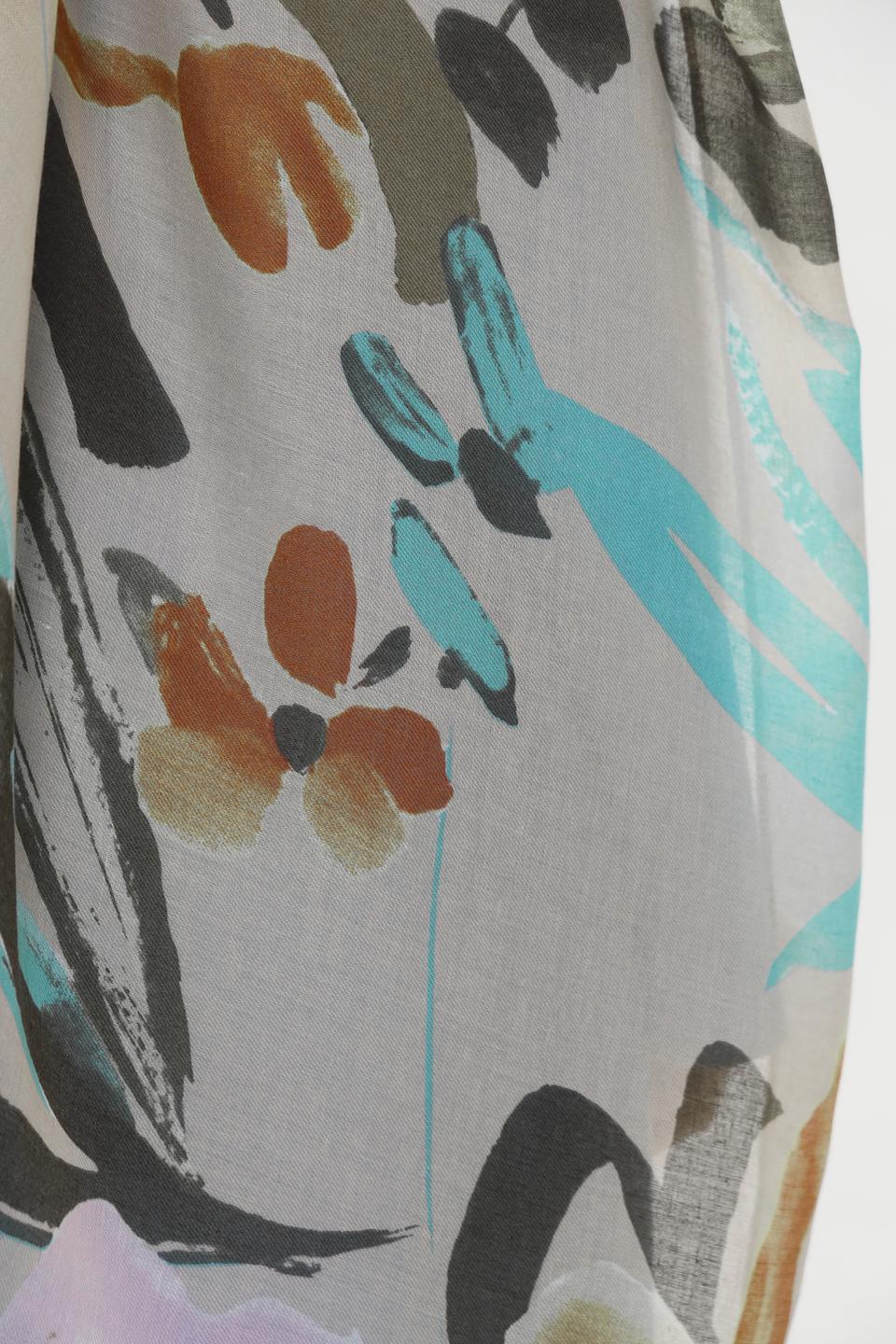 Шарф Fraas с цветочным принтом