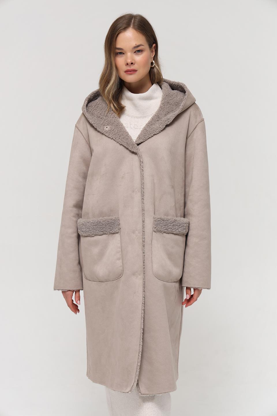 Пальто White Label с мехом