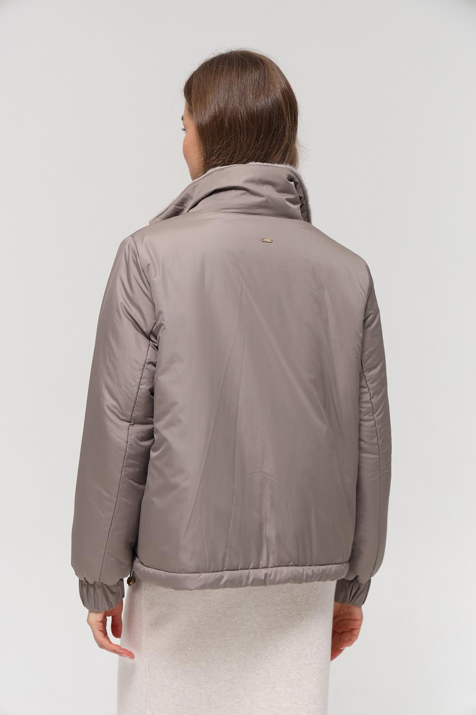 Шуба White Label серая