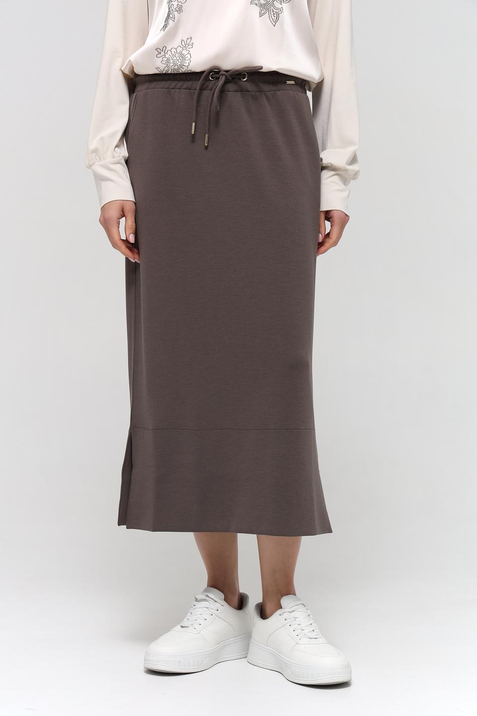 Юбка Cinque с кулиской серая