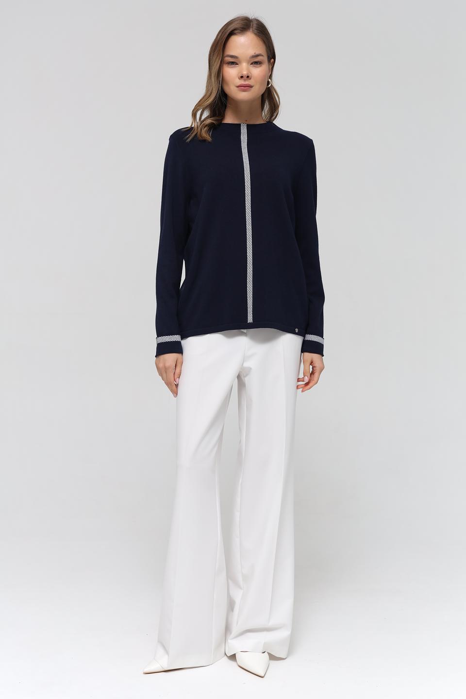 Пуловер Gollehaug с полоской