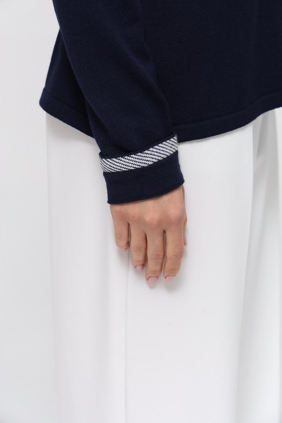 Пуловер Gollehaug с полоской