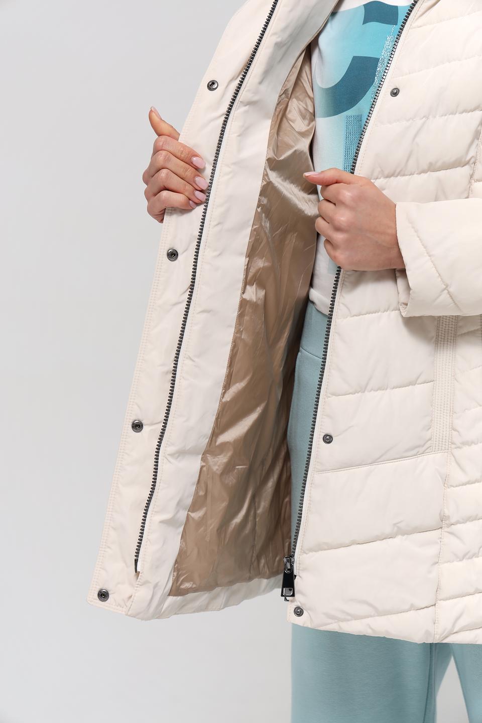 Куртка Lebek стеганая бежевая