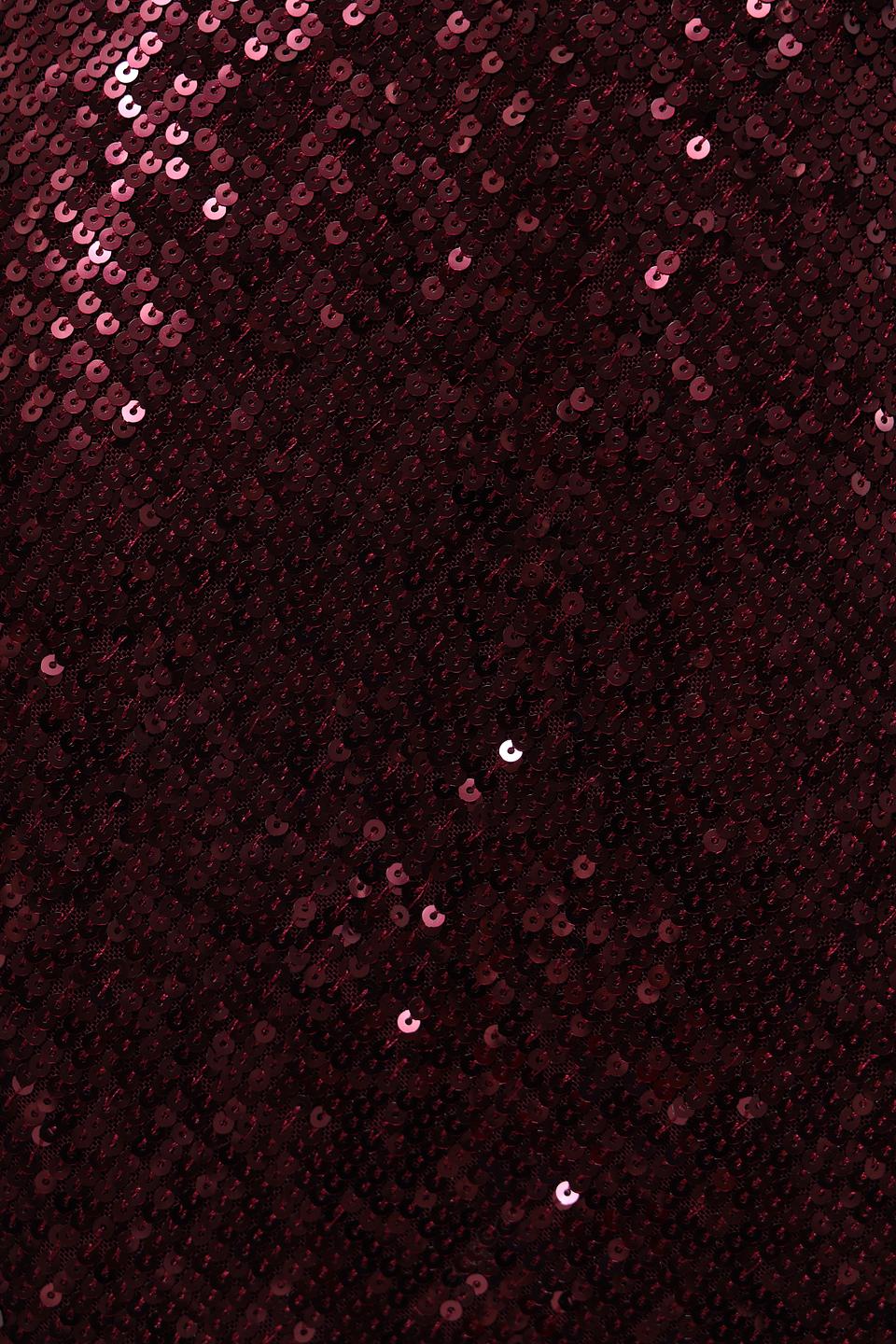 Юбка Lecomte с пайетками бордовая