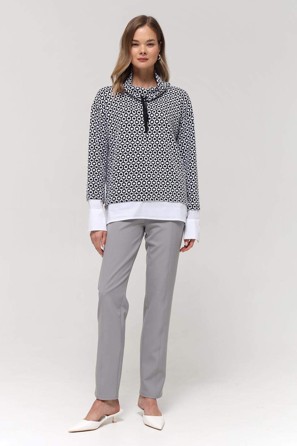 Пуловер Frank Walder с принтом