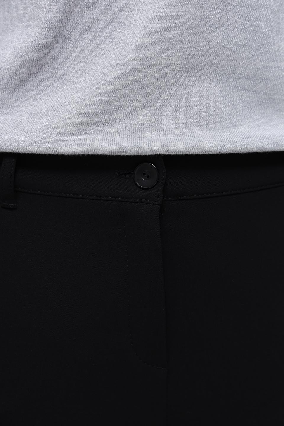 Брюки Frank Walder чёрные прямые