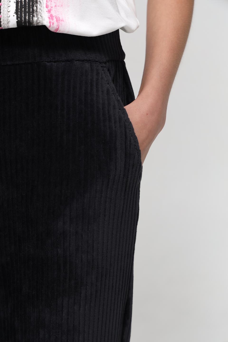 Брюки вельветовые Rabe collection чёрные