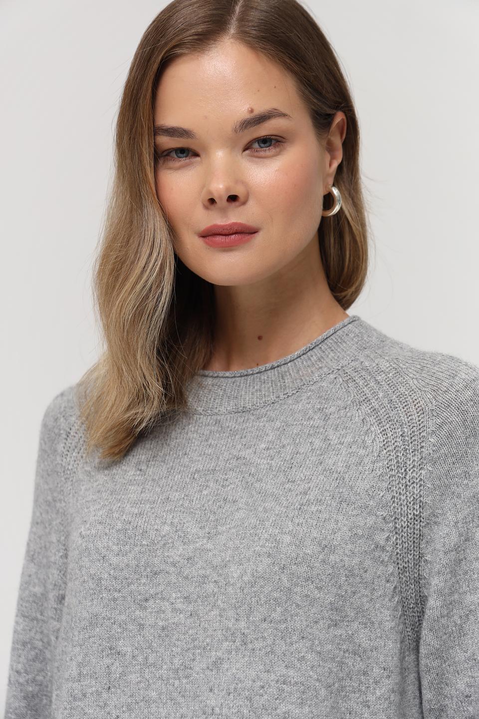 Платье Rabe collection серое вязаное