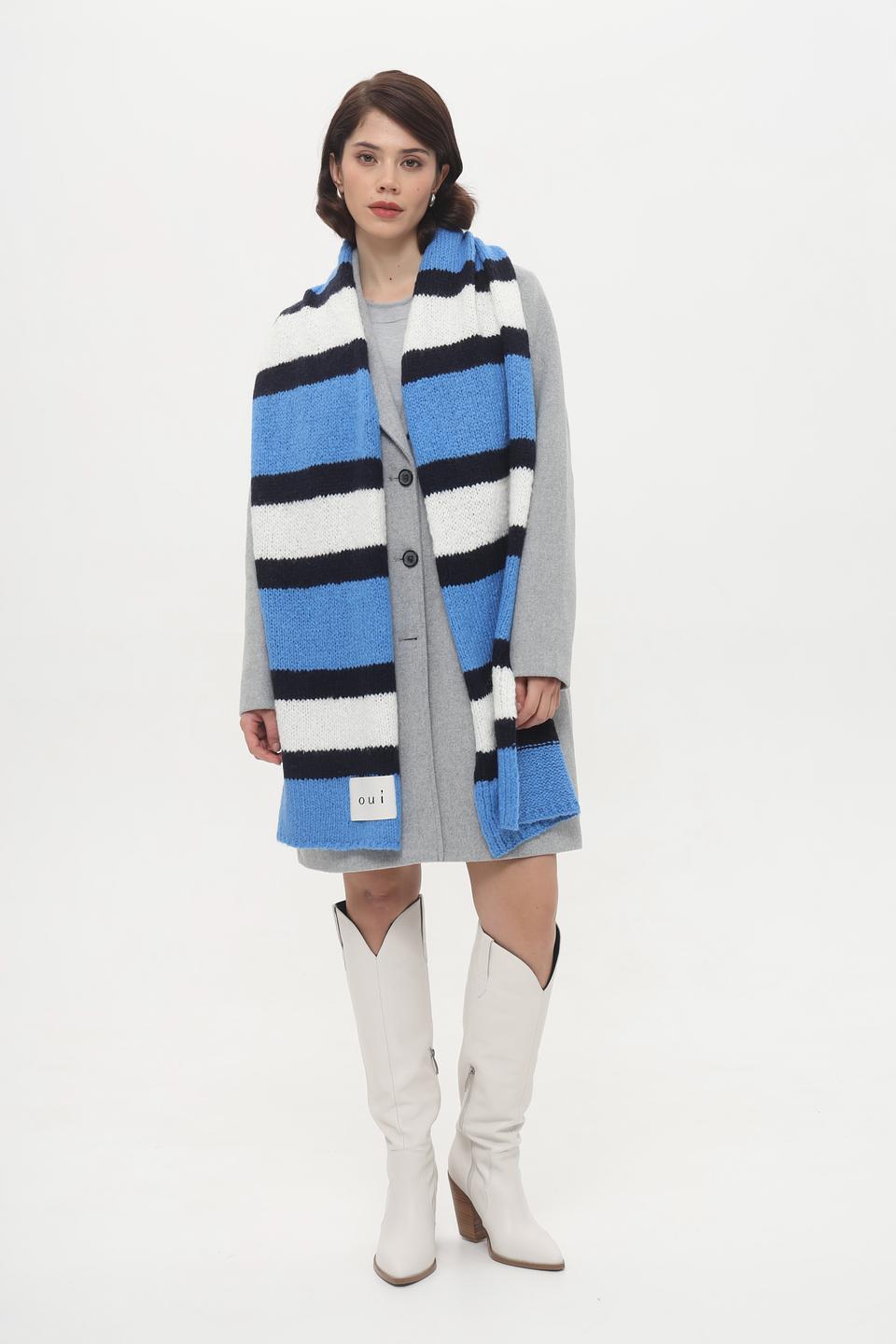 Шарф Oui в полоску