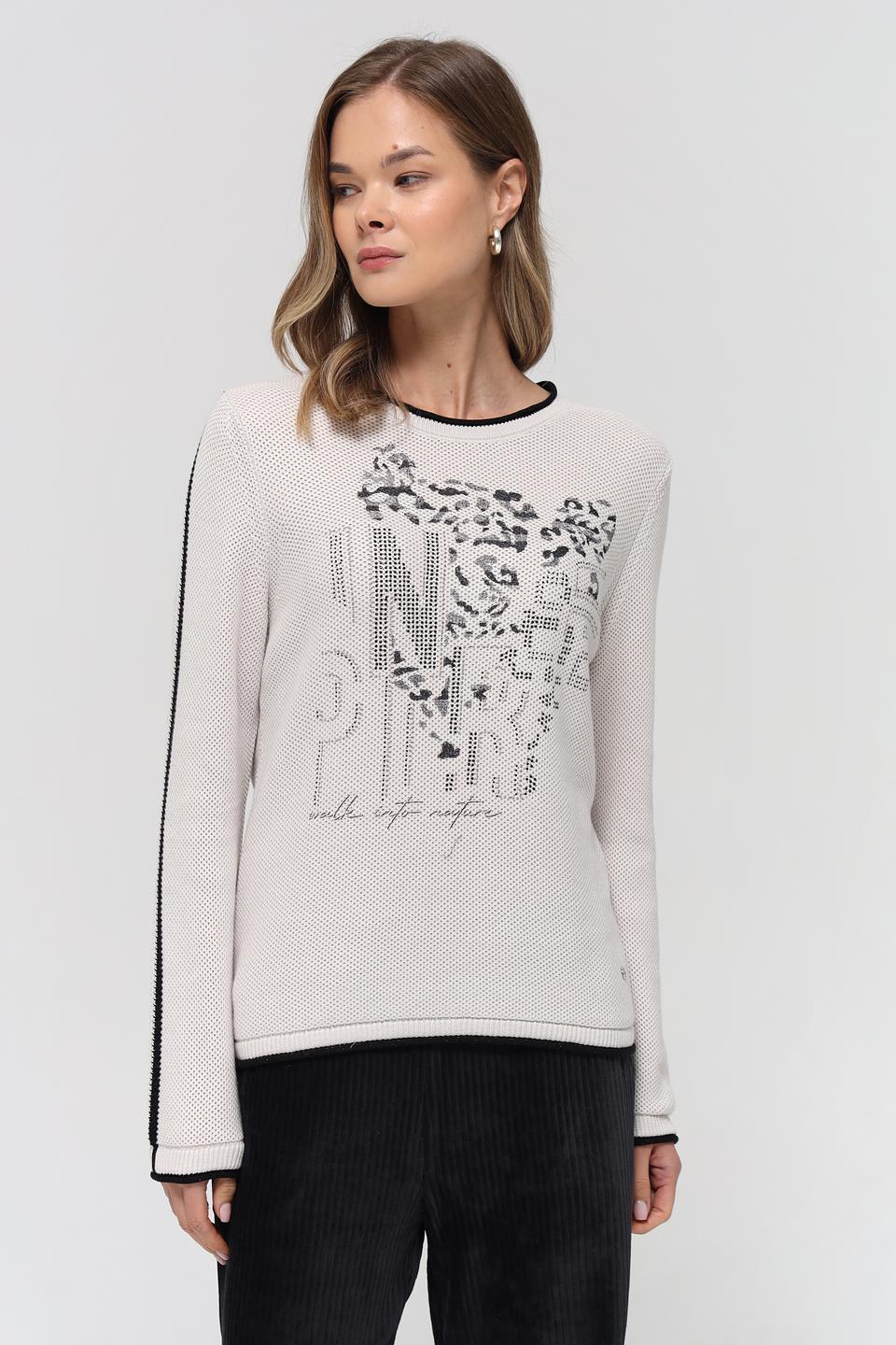 Пуловер Rabe collection с принтом