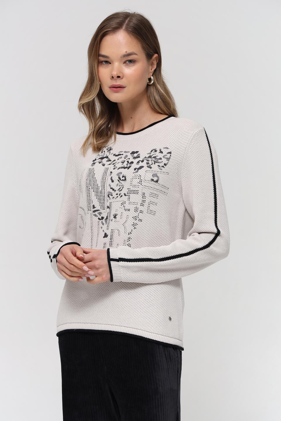 Пуловер Rabe collection с принтом