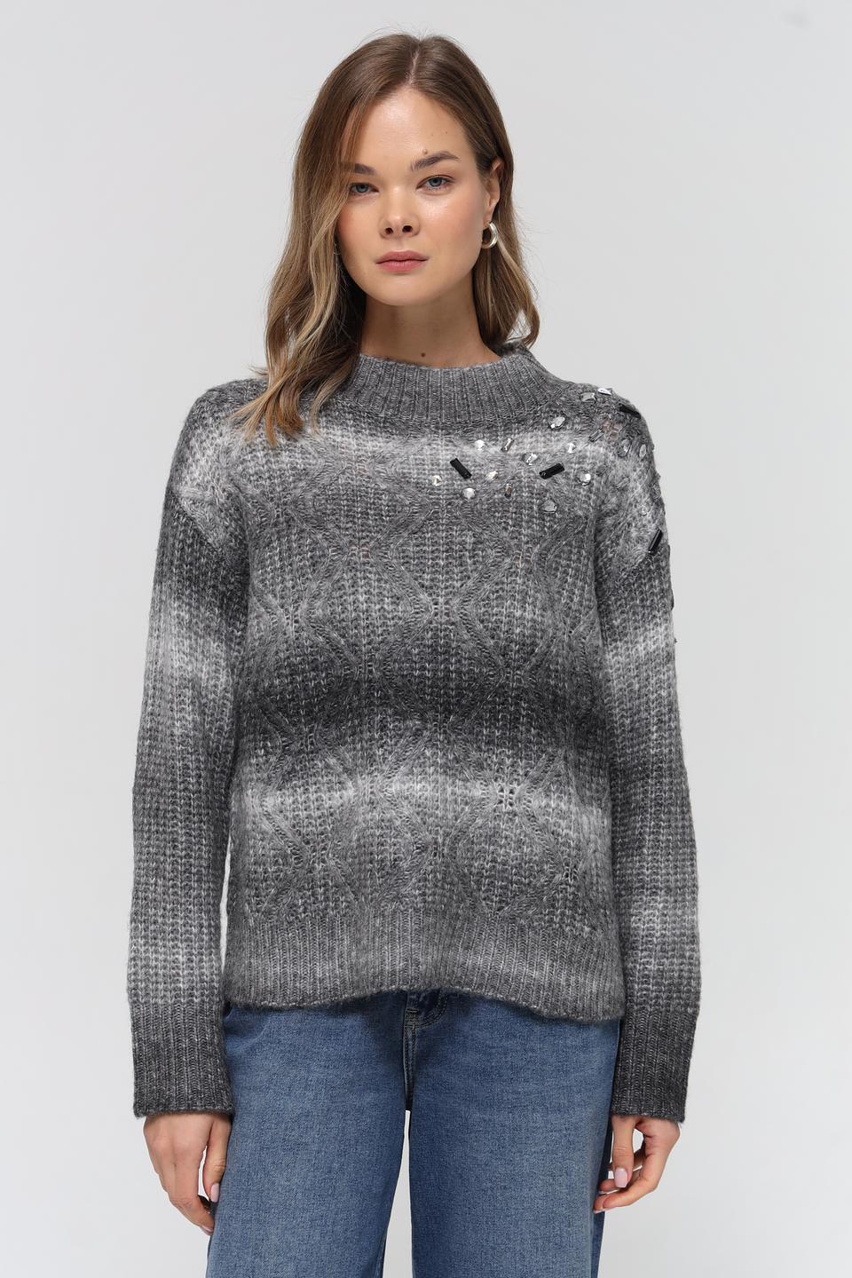 Пуловер Lecomte с декором