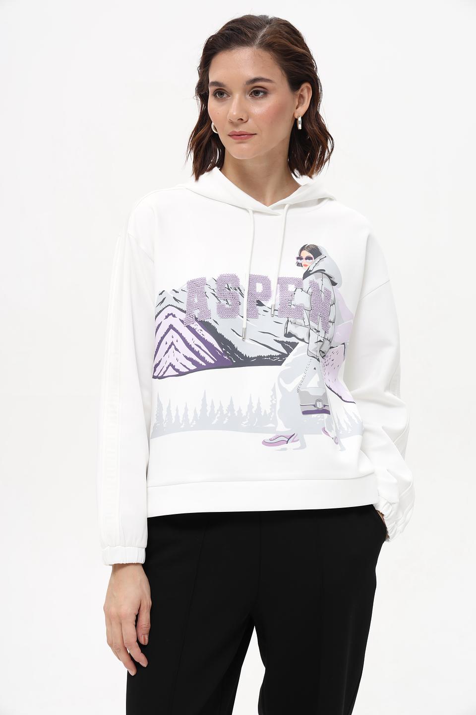 Худи Monari с принтом Aspen