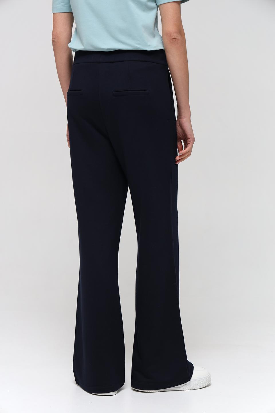 Брюки Lecomte клёш тёмно-синие