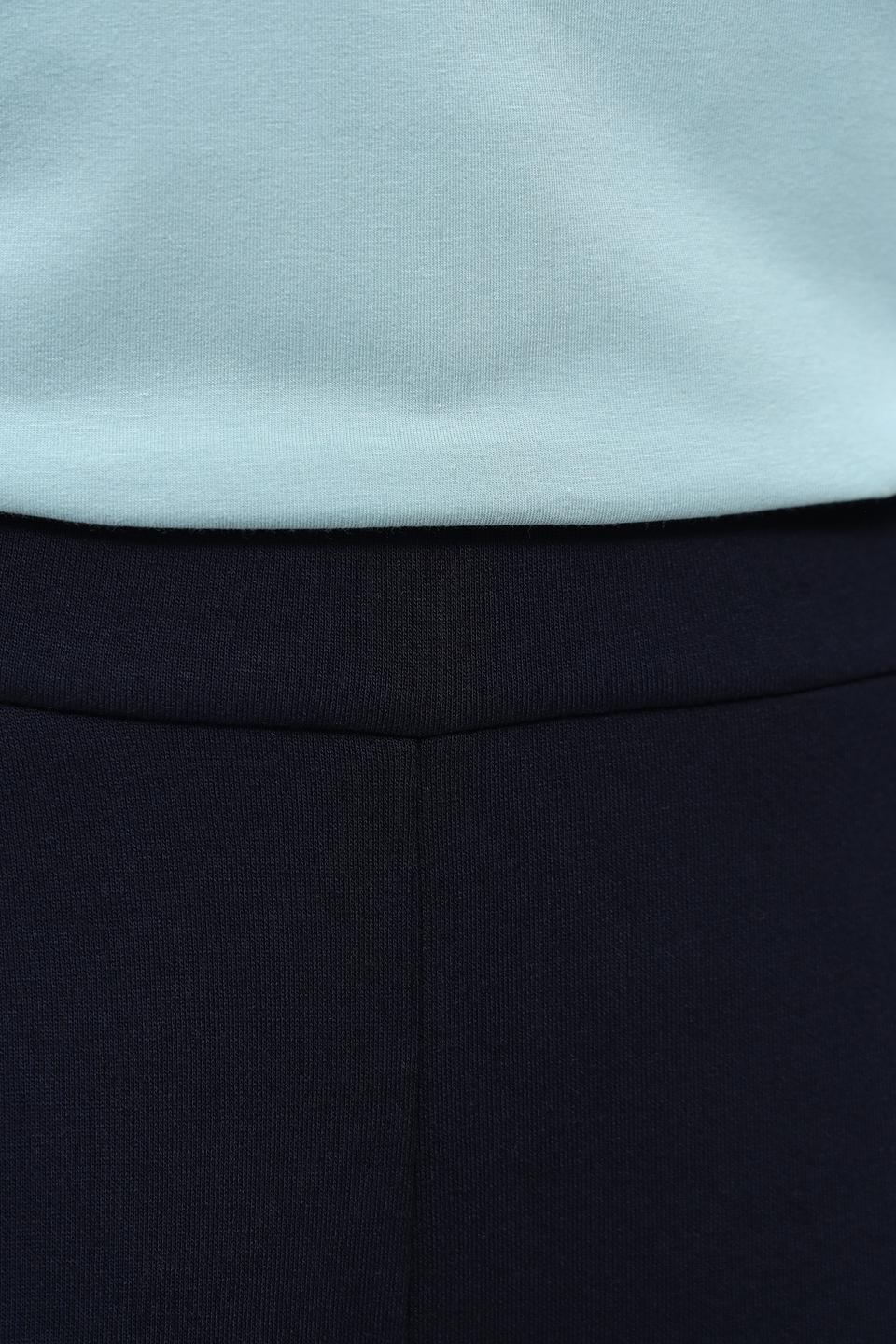 Брюки Lecomte клёш тёмно-синие