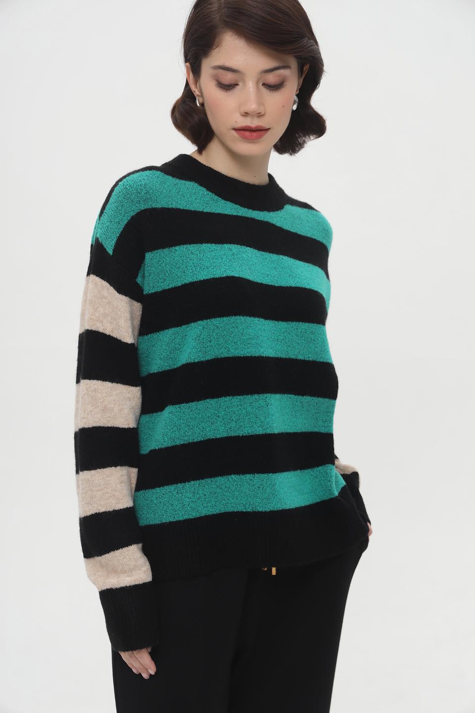 Пуловер Tom Tailor в полоску