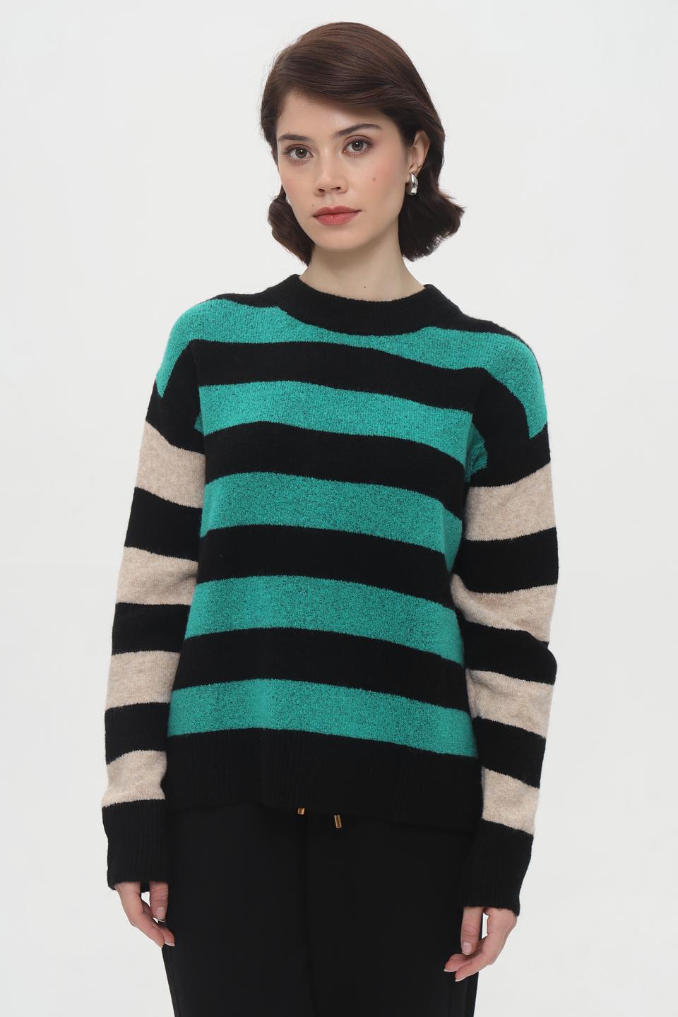 Пуловер Tom Tailor в полоску