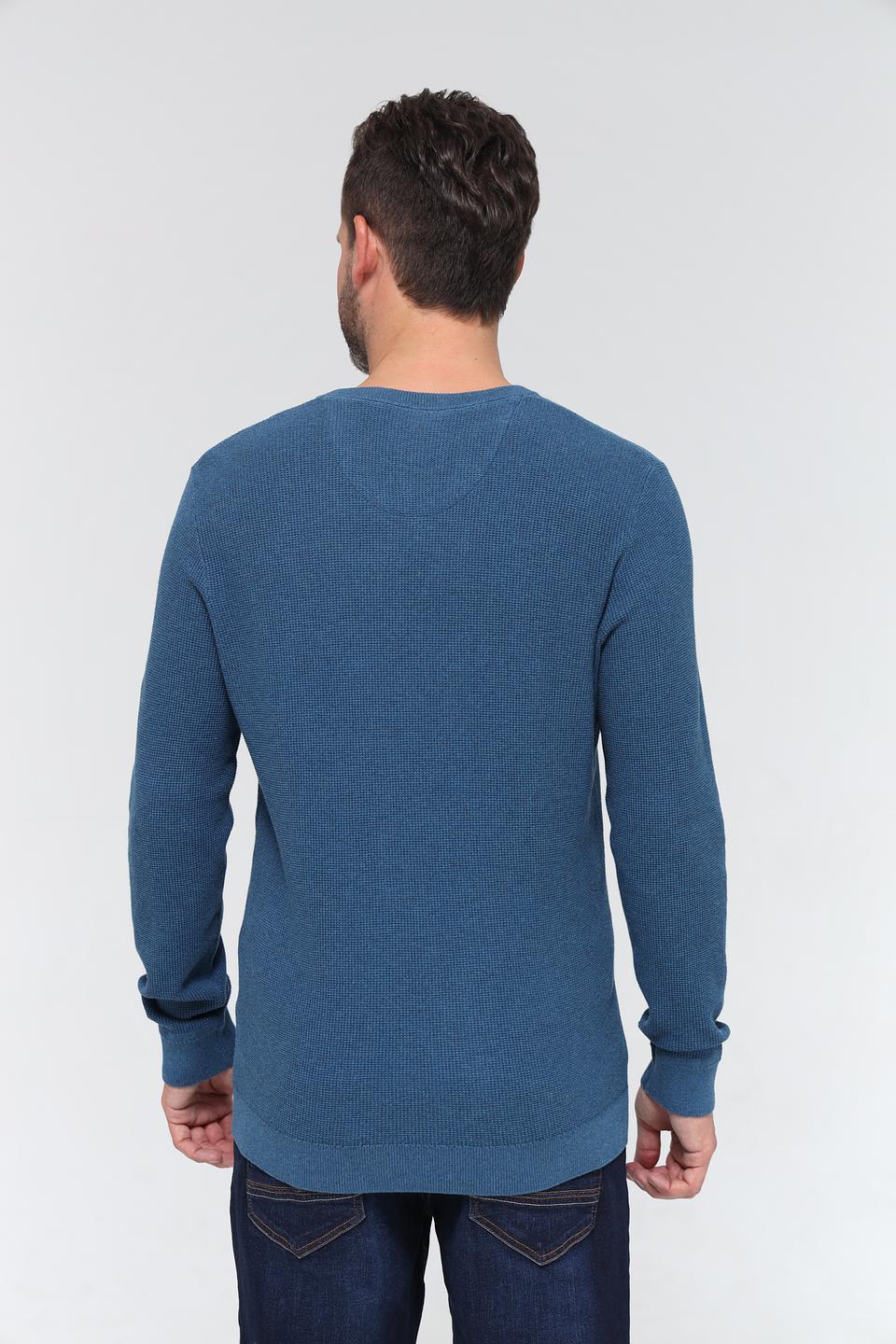 Джемпер Tom Tailor V-образный синий