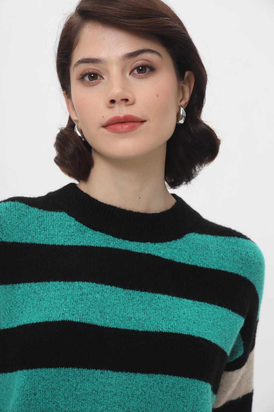 Пуловер Tom Tailor в полоску