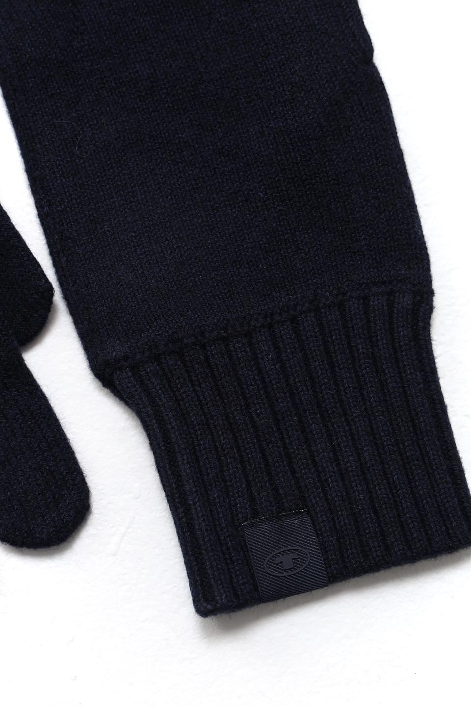 Перчатки Tom Tailor чёрные вязаные