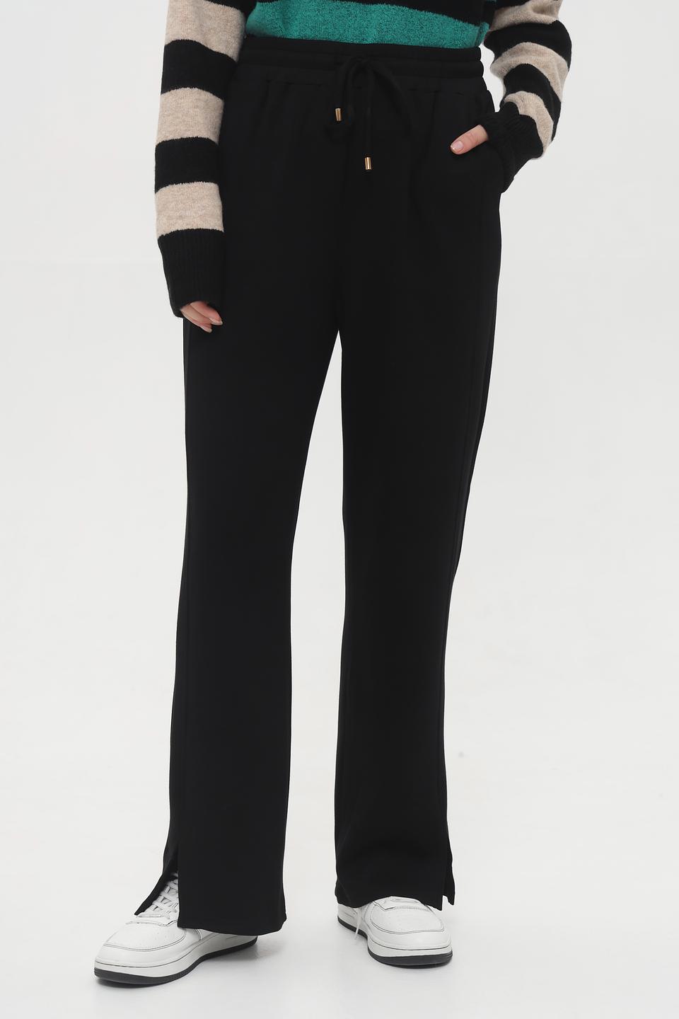 Брюки клёш Broadway чёрные