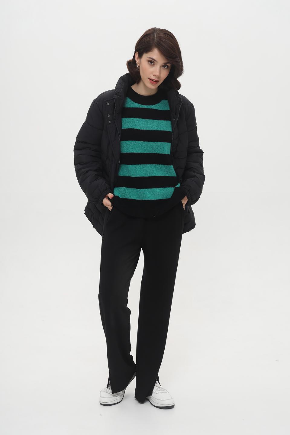 Брюки клёш Broadway чёрные