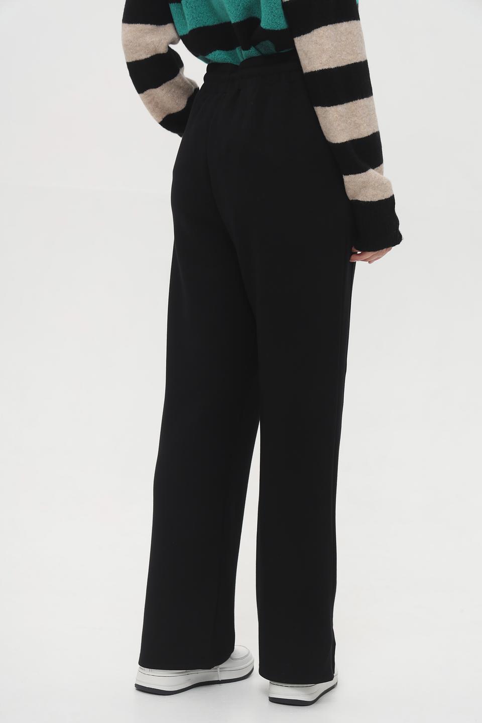 Брюки клёш Broadway чёрные