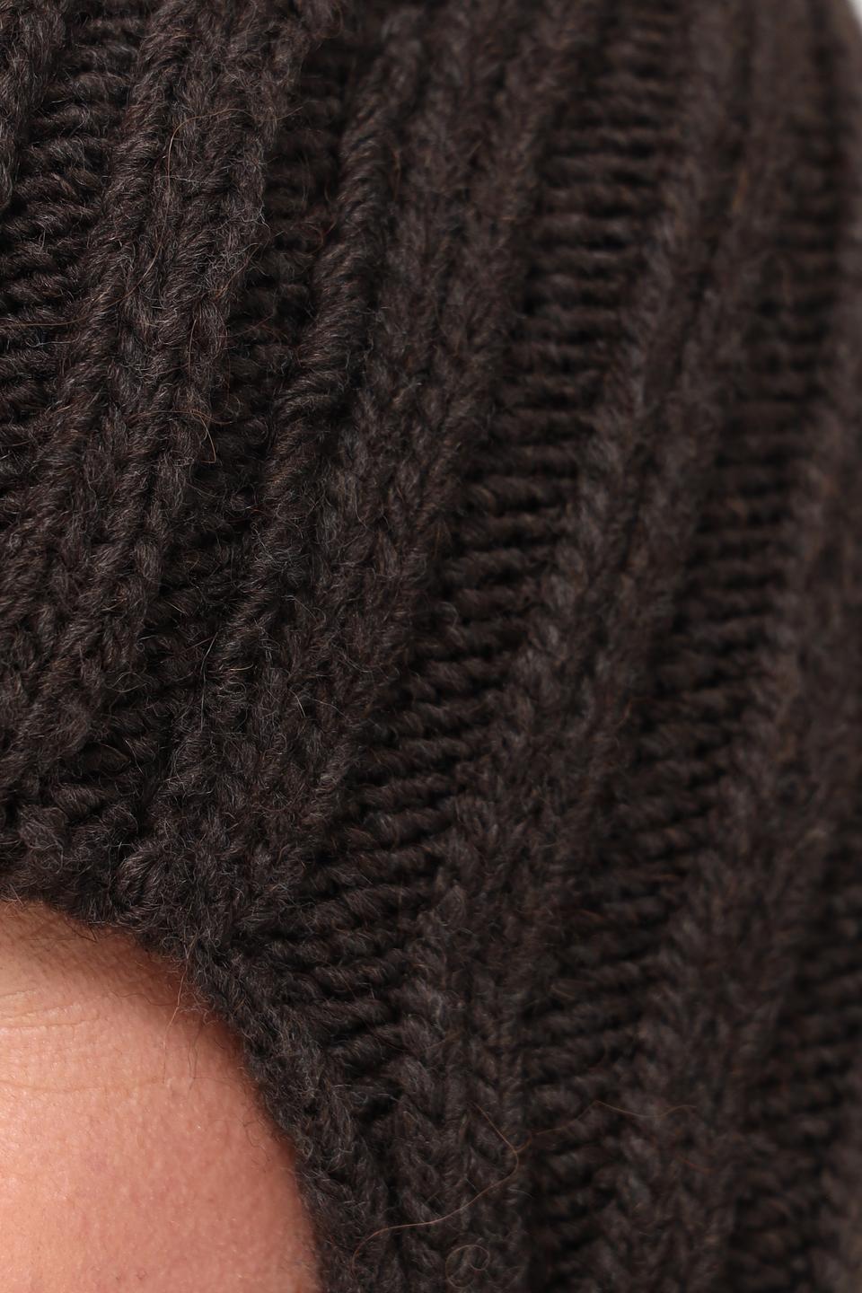 Шапка Marhatter с ушами коричневая