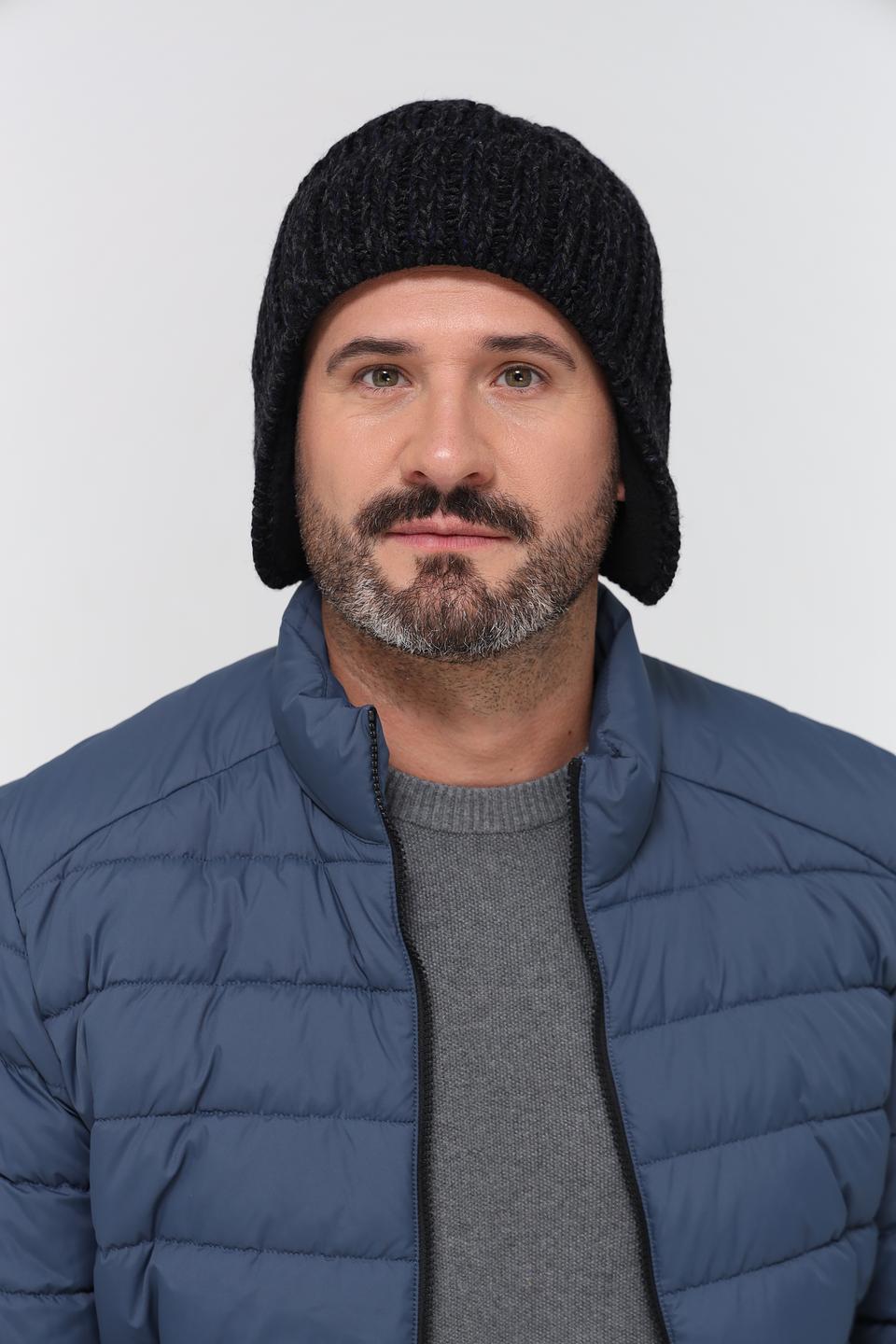 Шапка Marhatter мужская чёрная