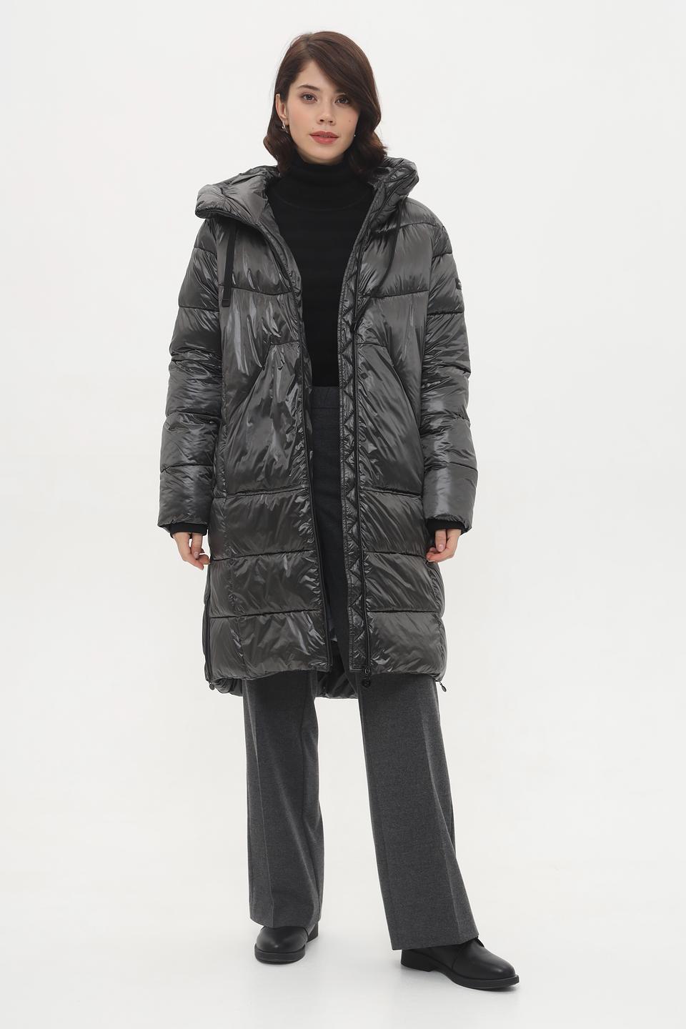 Пальто Frieda and Freddies чёрное стеганое