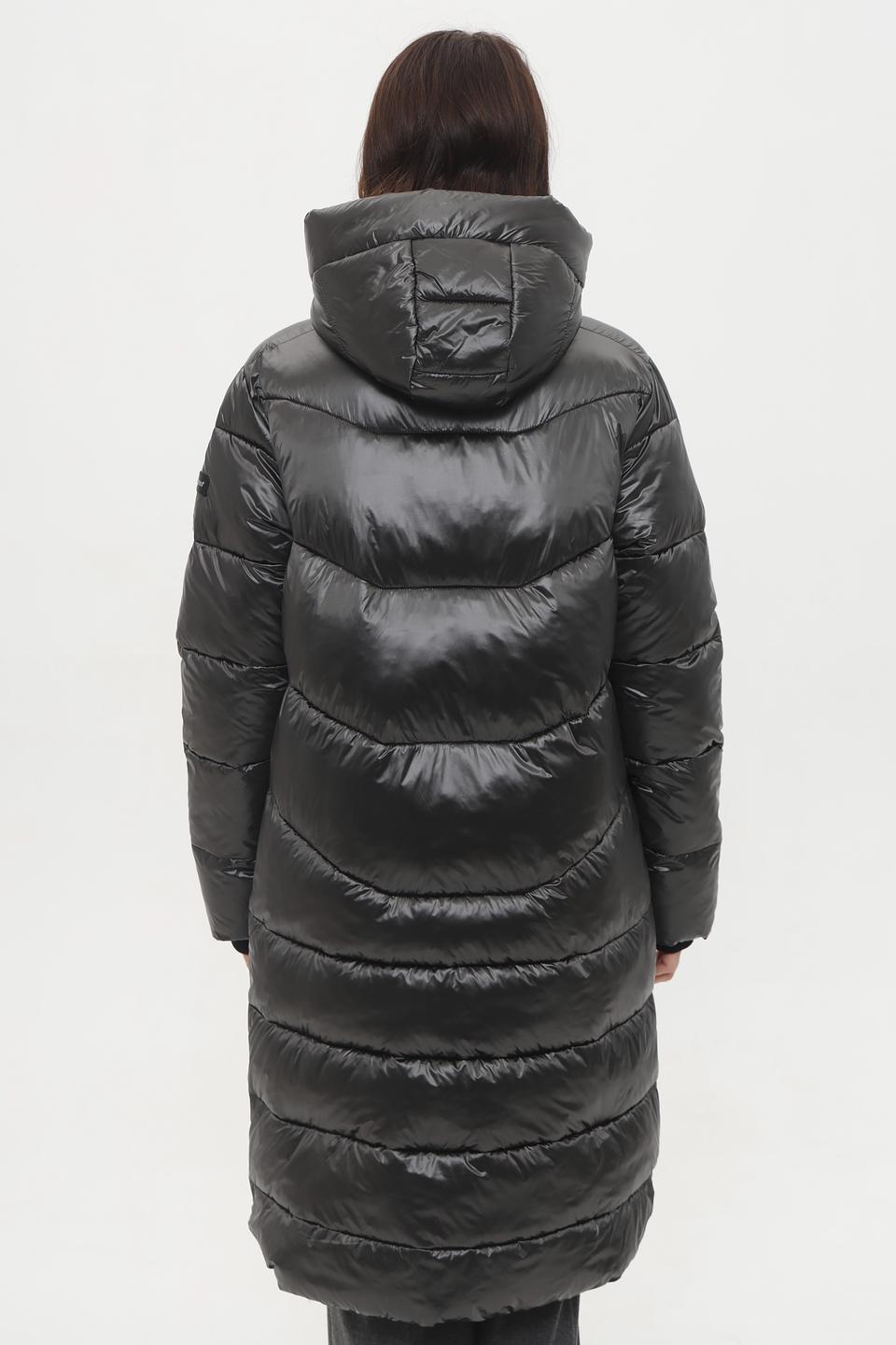 Пальто Frieda and Freddies чёрное стеганое