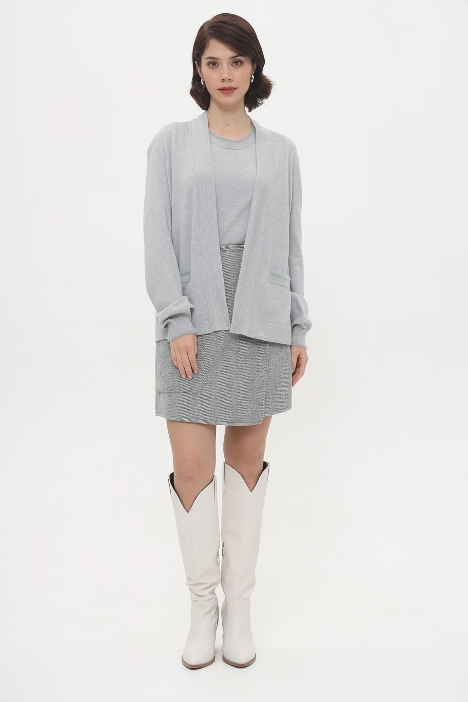 Жакет Olsen серый кардиган