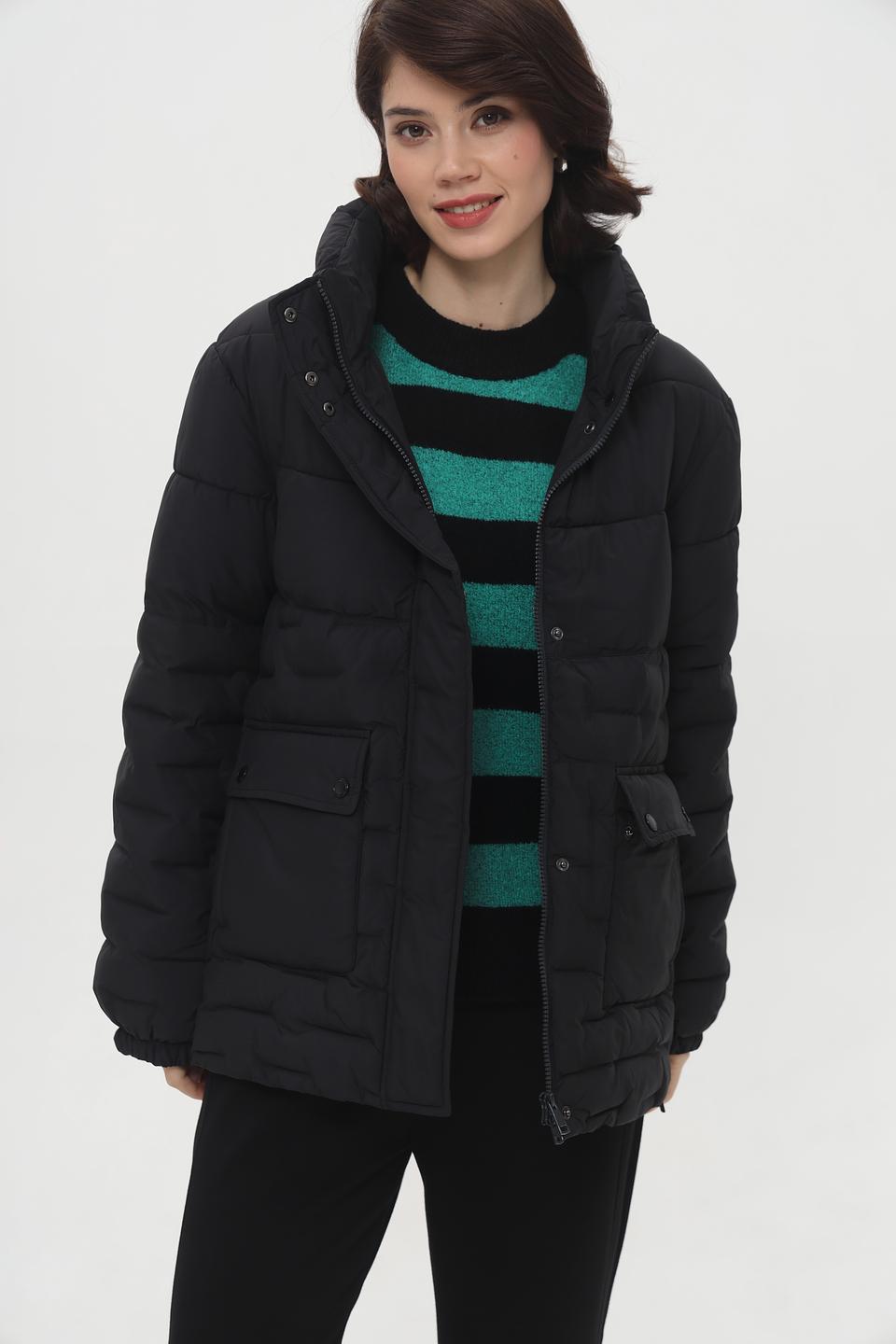 Куртка Gerry Weber чёрная стеганая