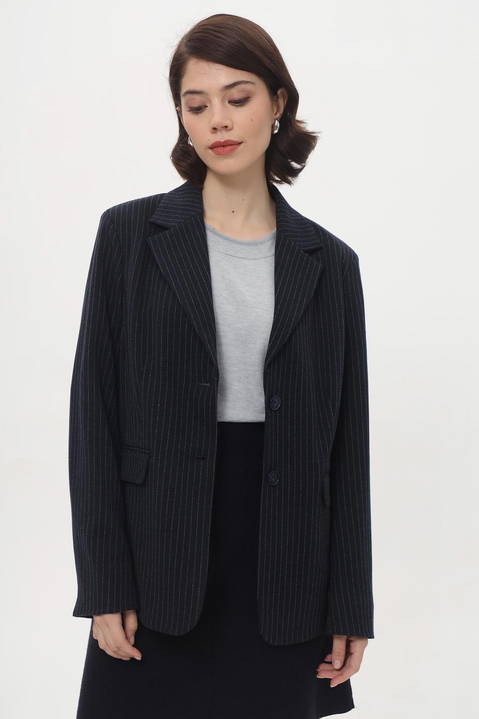 Жакет Lecomte в полоску