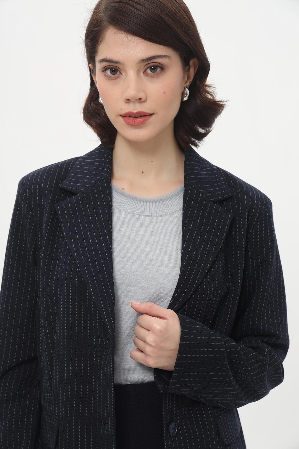 Жакет Lecomte в полоску