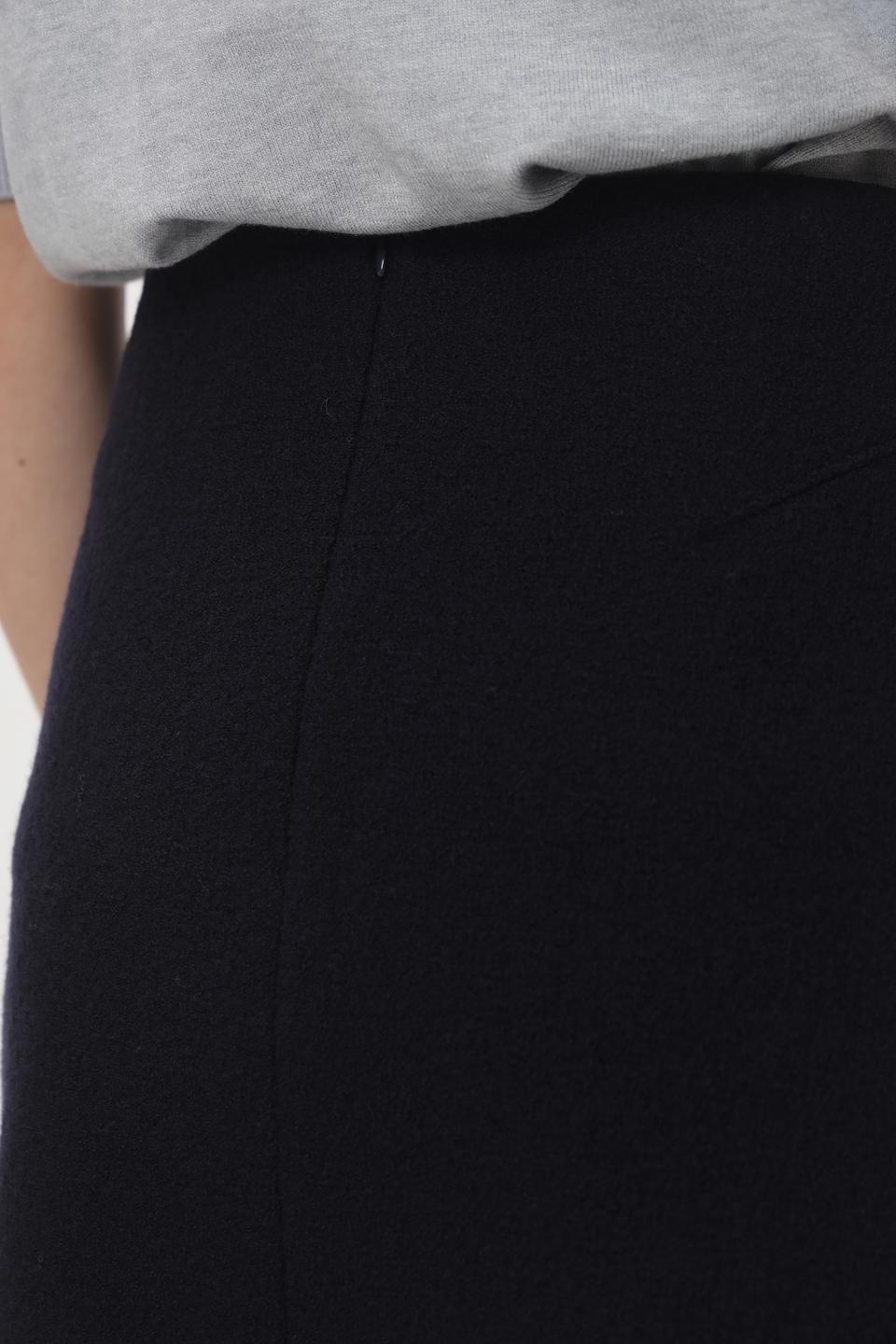 Юбка Oui шерстяная чёрная