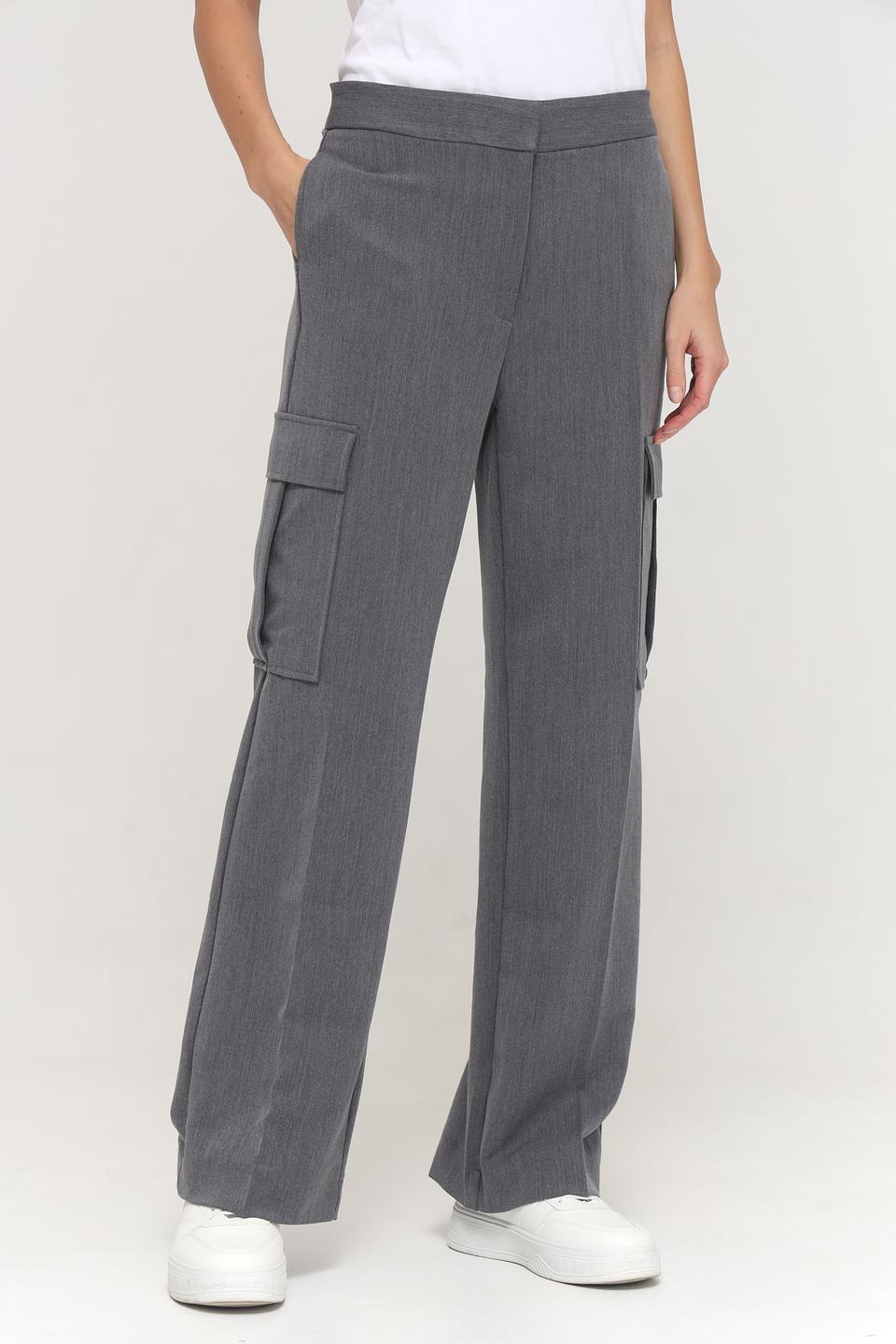 Брюки карго Broadway серые