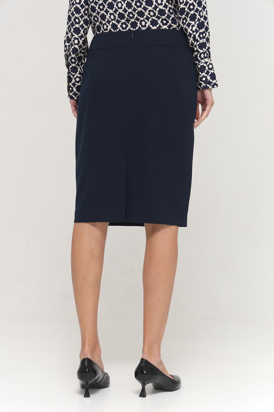 Юбка Frank Walder классическая темно-синяя