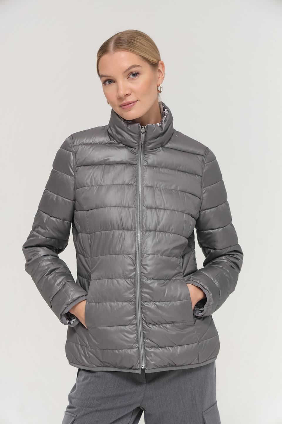 Куртка Lebek с леопардовым принтом