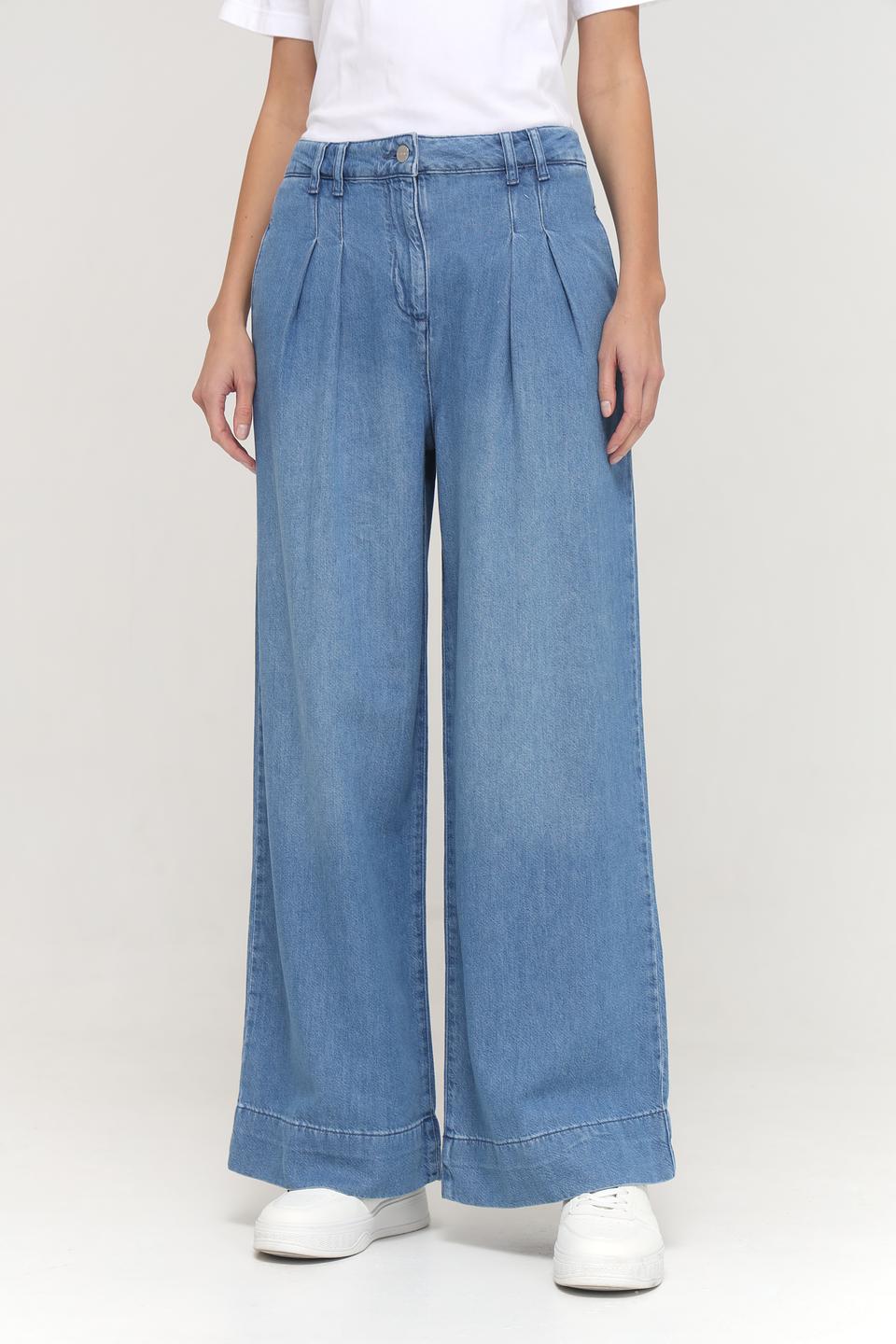 Джинсы клеш Rich and Royal голубые