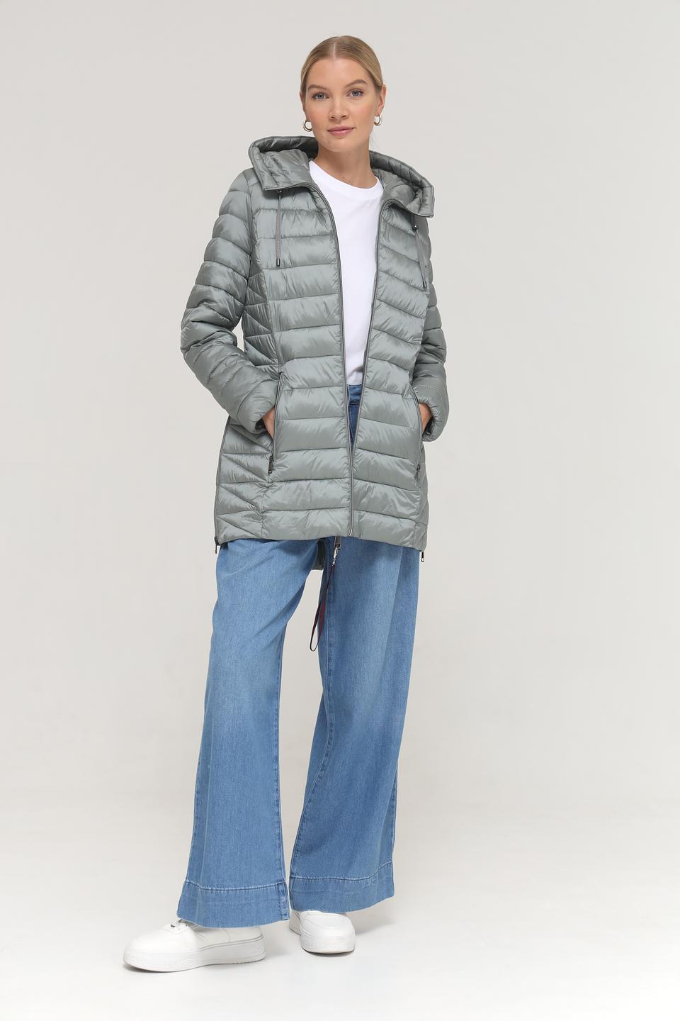 Куртка Lebek стеганая серая