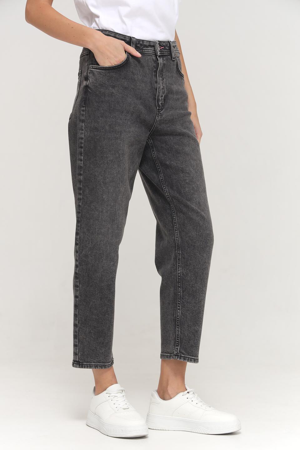 Джинсы Taifun серые mom fit