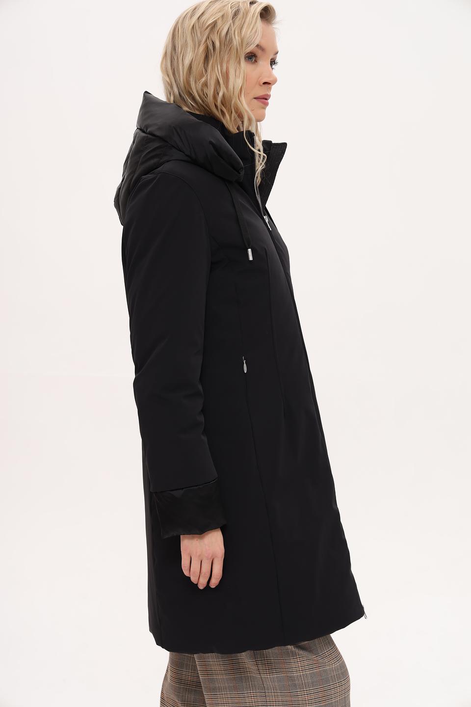 Пальто Milestone чёрное стеганое