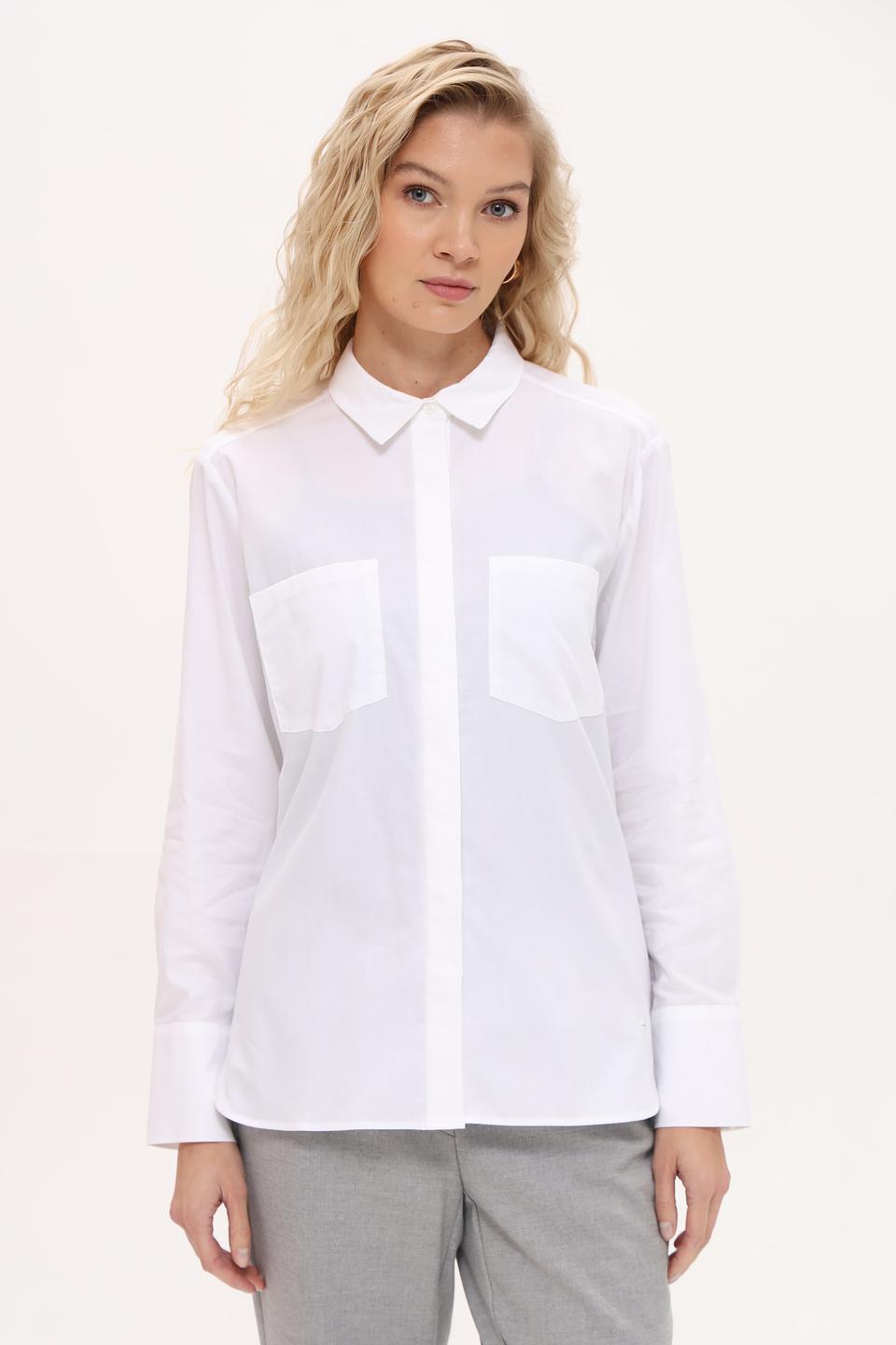 Рубашка Olsen приталенная белая