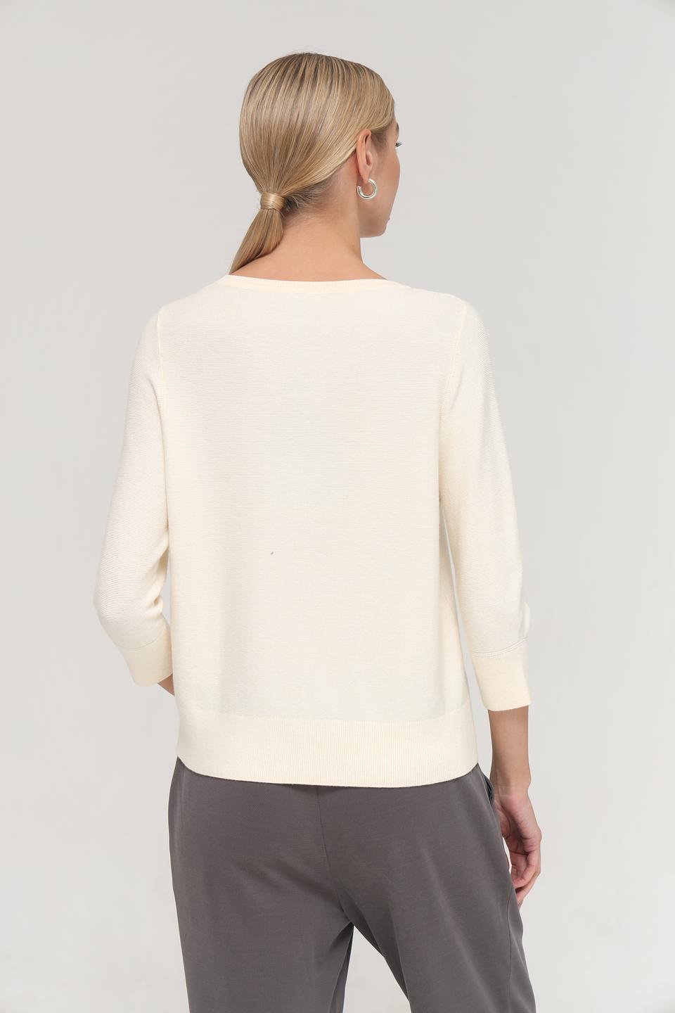 Пуловер Rabe collection кремовый